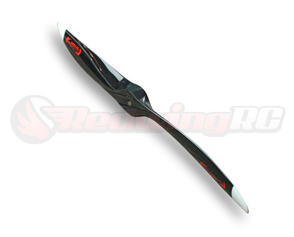 Painted Redwing RC 3D Propeller - BLACK w/WHITE