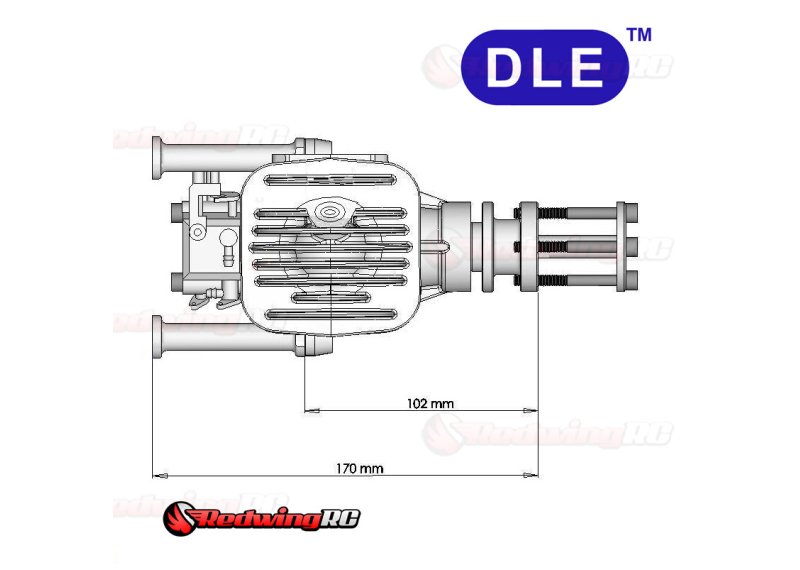 DLE 55cc Engine