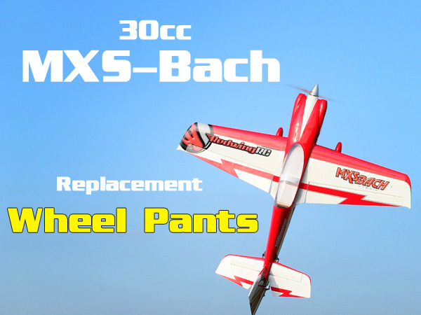 30cc Red MXS Bach Replacement Wheel Pants