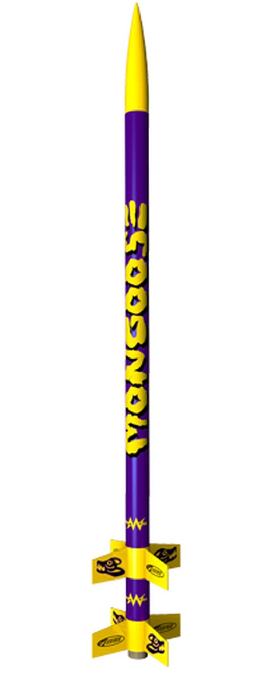 Mongoose Model Rocket Kit, Skill Level 1 