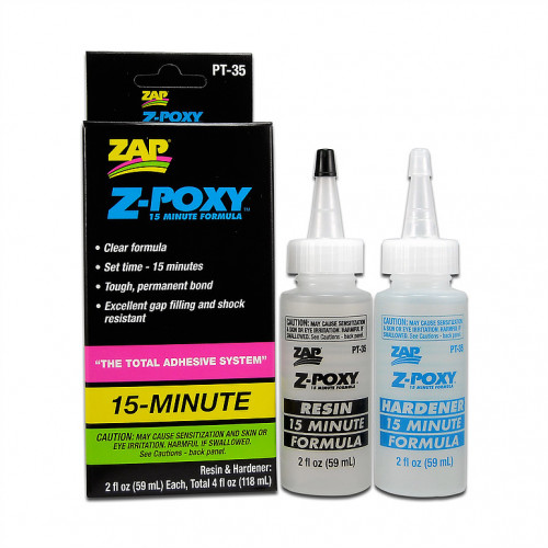 Z-Poxy 15 Minute Epoxy 4 oz. Set 
