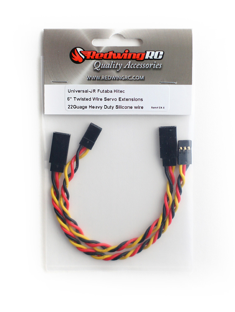 7" Servo Extension Male Female JR/Hitec Twisted Lead Wire For RC Planes 5