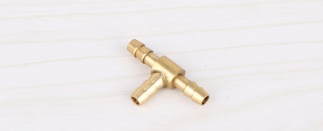 CNC Brass Fuel Tank T-Connector