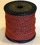 200 Meters Bulk JR High Grade 20 AWG Servo Extension Wire (Twisted Orange, Red, Brown)