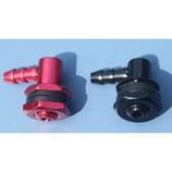Fuel Tank 90 degree (L) Single Barb (1Pc Black CNC Alloy Fuel Vent) 