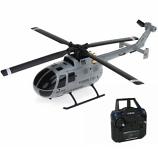 BO-105 4CH 100 Size Scale RC Helicopter W/ Automatic Stabilization System - PRO Version RTF (Grey or Red)