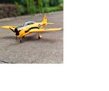 Dynam Trojan T28 Military Trainer V2 - 4S w/Flaps 50"- Yellow