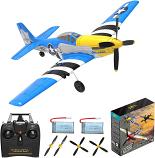 VOLANTEXRC P-51v2 4-CH Ready to Fly (RTF) for Beginners with Xpilot Stabilization System