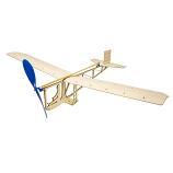 Rubber Band Powered Free Flight 1920s Vintage Glider Airplane Laser-Cut Wood Model Kit
