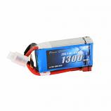 Gens Ace 1300mAh 25C 7.4V 2S LiPo Battery w/ Deans 