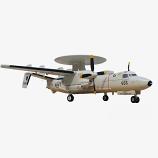 Dynam E-2C Hawkeye AEW 1500mm (59") Twin-Engine 360° Rotating Radar RC Scale Airplane