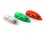 EasyLight Aircraft/Boat Navigation Position Lighting System--Wireless/Self Contained LED Flashing Strobe Light Set w/Battery (Red/Green/White) 