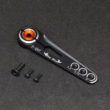 BMS-20634 Aluminum Lockable Servo Arm, 3 hole, 2.00", 25T Futaba Spline (New with color washer)