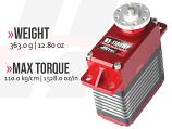 HiTec HS-1100WP Ultra-Heavy Duty, Giant, Waterproof Servo .19sec/1528oz @14.8v