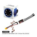 PowerX 40mm 8-Blade EDF Power System MC1908 Motor 6500/8600KV CCW/CW with 50A ESC option 