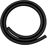 Viton Tubing Fuel Tube 1 Meter 1/8" ID x 1/4" OD x 1/16" Wall For Gas Engine 