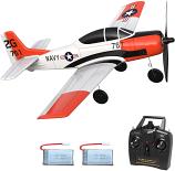 VOLANTEXRC T-28 Trojan 4CH Airplane with Xpilot Stabilizer - One-key Aerobatic RTF