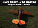 70cc Sbach 342 Orange Replacement Stabs w/ Elevators
