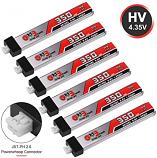 Gaoneng GNB 1S 350MAH 3.8V HV 4.35V 30C Lipo Battery PH2.0 Plug for BetaFPV Whoop RC FPV Racing Cine Whoop BetaFPV Drone (6pcs)