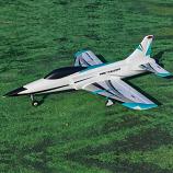 Dynam Meteor V4 Blue 12-Blade 4S 70mm RC Beginner EDF Jet w/ Flaps