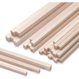 1 Meter Balsa Wood Sticks  (3-15mm Square)