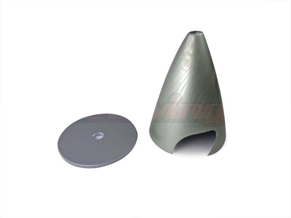 3.75"  Painted CF Spinner-Silver