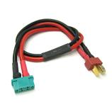Male Deans to Female MPX Extension/Charging cable (300mm 16AWG)