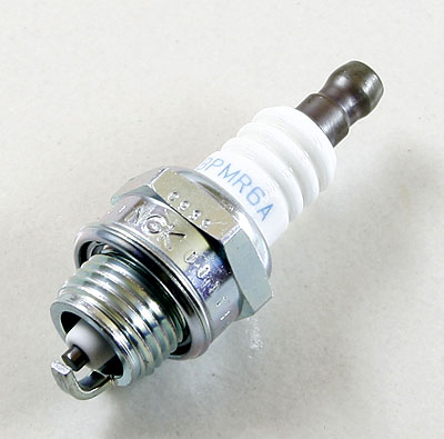 Genuine NGK BPMR6A (3/4"-19mm hex) Spark Plug (Zenoah G62/38/45/80T)