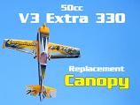 50cc V3 Yellow Extra 330 Replacement Canopy