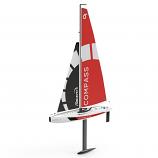 COMPASS RG65 class competition sailboat 650mm RTR