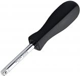 1/4" Drive Spinner Handle - 1/4" Socket Driver with internal 1/4" Female End Attachment Extension (150MM）