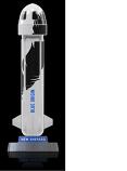 Blue Origin New Shepard Model Rocket