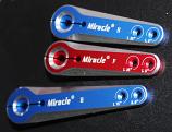 Miracle CNC Heavy Duty Half Servo Arm 1.25-1.5" and 1.75-2" (Futaba/Hitec/JR) 