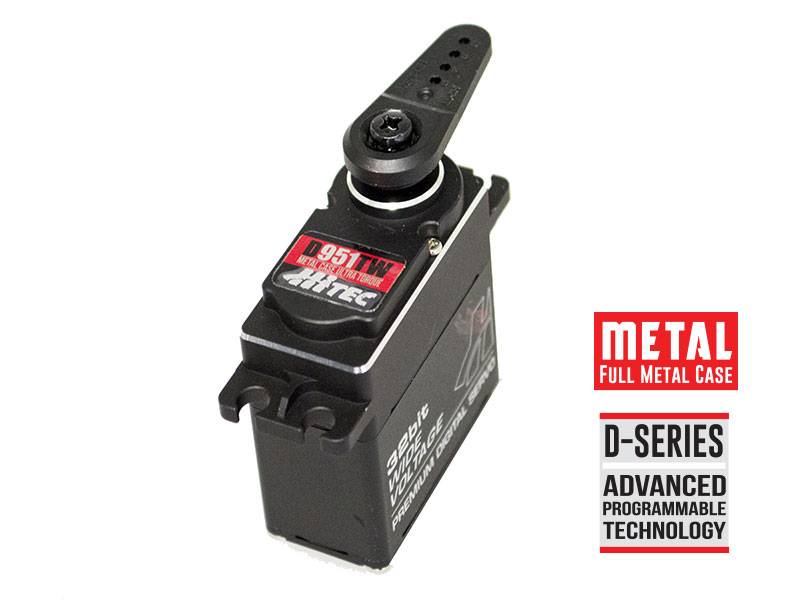 HiTec D-951TW 32-Bit, Ultra Torque, Titanium Gear Servo (35kg/486oz 0.14sec@7.4V)