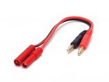 HXT to 4mm Banana Plug Battery Charge Cable