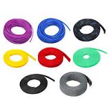 PET Anti-Abrasion Nylon Cable Wire Wrap (10mm Braided Sleeve Expandable to 14mm) Multicolors