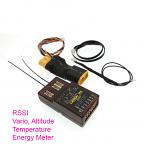Lemon Rx DSMP (DSMX Compatible) 7-Channel Full-Range Telemetry With Diversity Receiver (Vario + Energy Meter + Altitude) XT60 Package