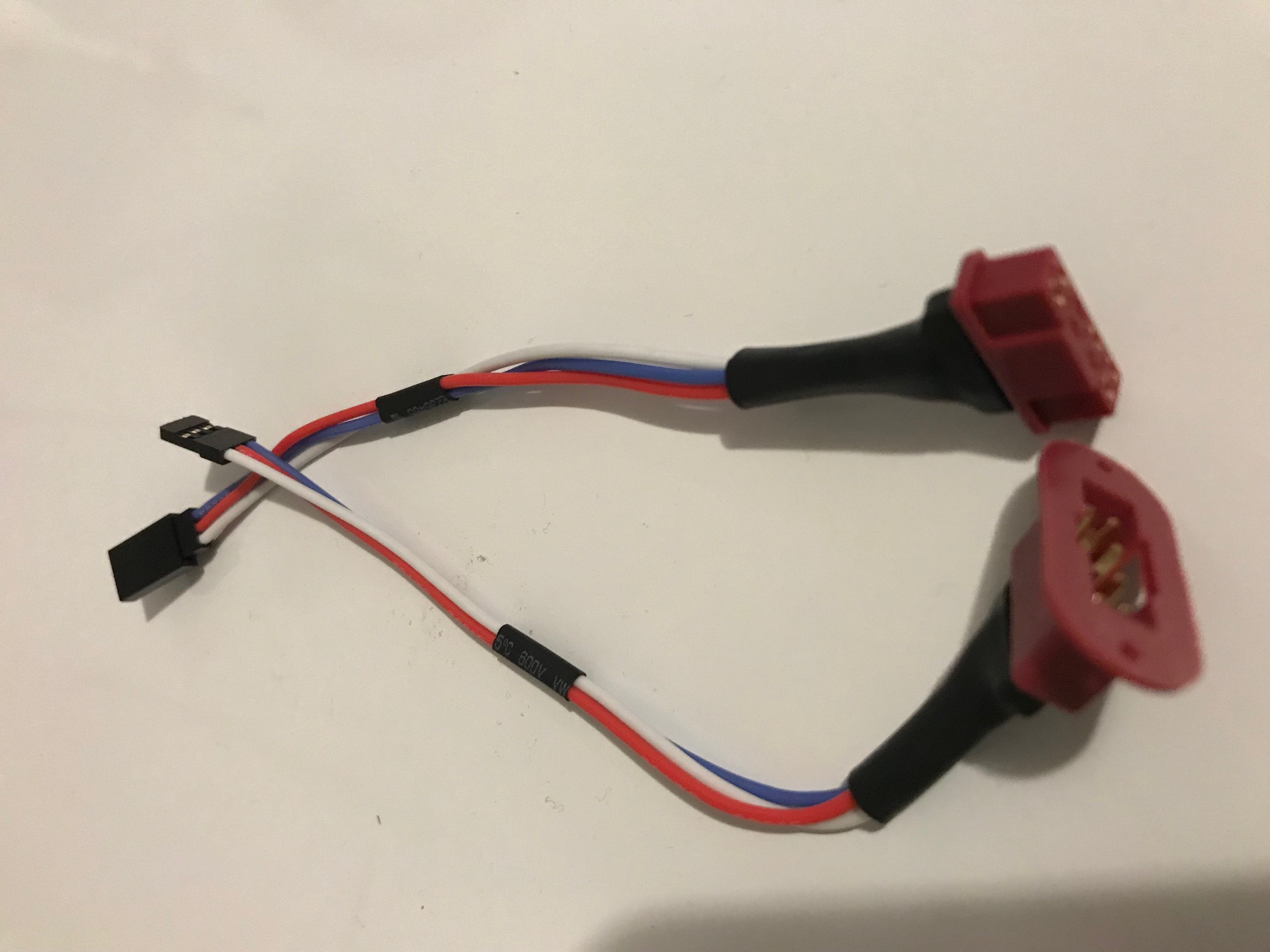 MULTIPLEX (MPX) Servo Harness 6" Male 6" Female 20 AWG