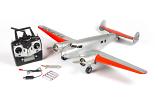Lockheed Electra Micro RTF with PASS (Pilot Assist Stability System plus LED landing lights, functional realistic flaps, retracts, rudders (2) and steerable tailwheel)