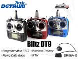 Detrum Blitz-DT9 9CH Smart Programming/Telemetry Transmitter set (TX+SR86A-GPS and Autopilot Telemetry)