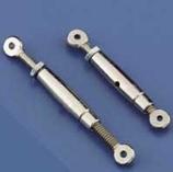 1/4 Scale Turnbuckles,1/16" (1.5mm) Eye & 4-40 Threaded (2 pcs)