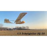 Value Planes 1/3 Schulgleiter SG-38 Vintage Scaled Glider Kit (Giant Scale Wingspan 134" 3.4M)