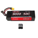 Venom DRIVE 50C 4S 9000mAh 14.8V LiPo Battery with UNI 2.0-TRX Plug