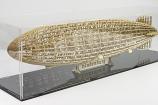 Hindenburg (Zeppelin) Static Model Wood Kit with optional LED Display Case